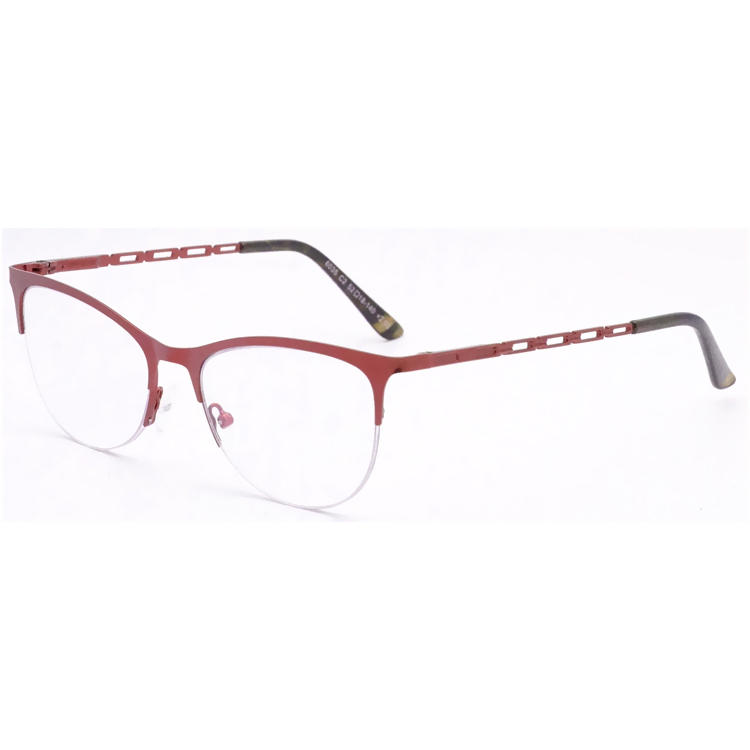 Dachuan Optical DRM368007 China Supplier Half Rim Metal Reading Glasses With Metal Legs (16)
